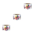 thumbnail image 2 of maskred 500 Pieces Colorful Thank Stickers Labels 5 for Birthday Party 1 Roll 1.5 Inch 3Set, 2 of 6