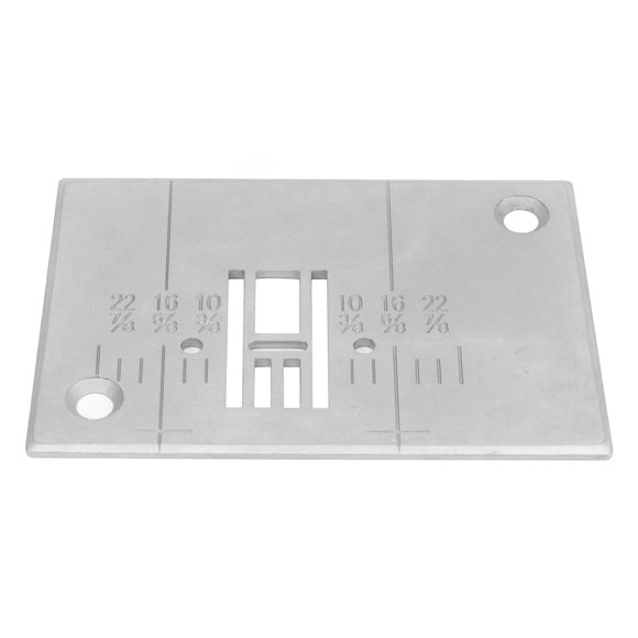 Placa de aguja de puntada recta, repuesto profesional, placa de aguja mecanizada fina de acero para Singer 6180 6160 5400 C5200