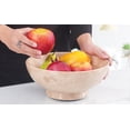 thumbnail image 2 of Elborse Marble Fruit Bowl For Kitchen Counter Verona 10 inch Handmade Decorative Bowls For Home Decor, Ideal Fruit Dish & Modern Candy Bowl, 2 of 7