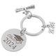 thumbnail image 2 of Llavero de graduación Graduación llavero metal colgante llavero de recuerdo anillo de llave de recuerdo, 2 of 6