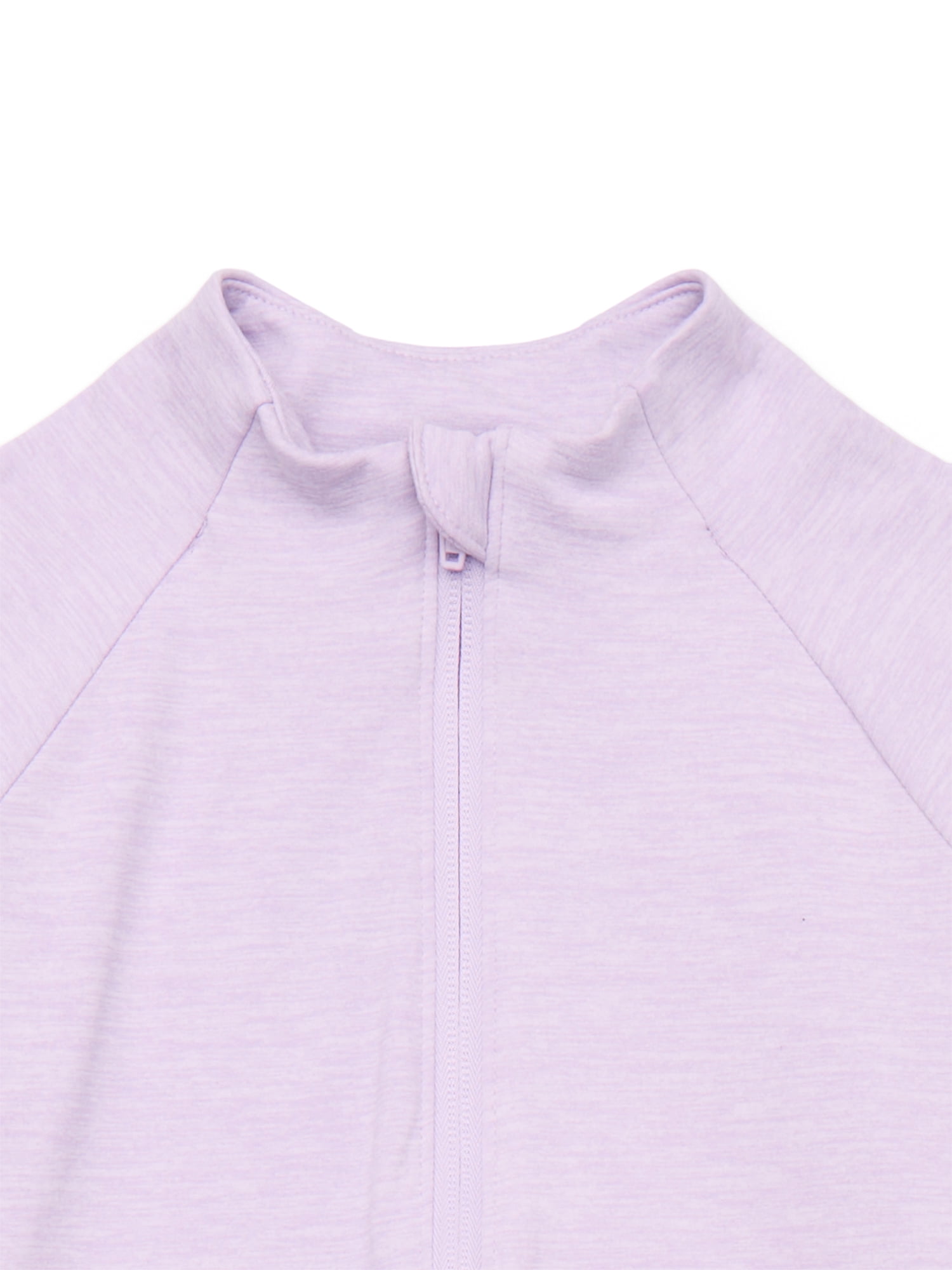 Athletic Works Girls ButterCore Full Zip Jacket, Sizes 4-18