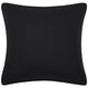 thumbnail image 1 of Funda de cojín para Sofá uxcell Funda de almohada negra 45cm x 45cm, 1 of 8