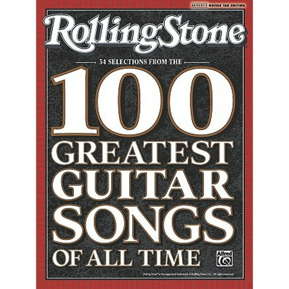 Pre-Owned Rolling Stone 34 Selections from the 100 Greatest Guitar Songs of All Time (Paperback) 0739061488 9780739061480