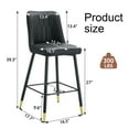thumbnail image 4 of Chaises de Bar, Noir, 4 of 22