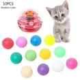 thumbnail image 2 of Sinyiin 10Pcs Cat Ball Toy Bouncing Balls for Cat Roller Toys Cat Interactive Balls Pet Interactive Ball Toys Dog Training Ball, 2 of 10