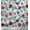 Pastel Mint, variant on Soimoi Green Silk Fabric Leaves & Anemone Floral Decor Fabric Printed Yard 42 Inch Wide