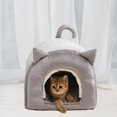 thumbnail image 3 of Linda cama, casas para gatos, s, tiendas de campaña para mascotas, cama para s, cama para perros pequeños, perreras, para interiores Gris jinwen Cama cueva, 3 of 6