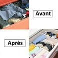 thumbnail image 5 of Set of 4 Expandable Kitchen Drawer Dividers 37.8 - 54 CM Plastic Adjustable Kitchen Drawer Organiser, Kitchen Drawer Dividers for Cutlery, Dresser, Desk, 5 of 5