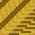 thumbnail image 1 of Ahgly Company Machine Washable Indoor Square Transitional Dark Bisque Brown Area Rugs, 8' Square, 1 of 7