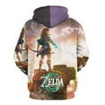 thumbnail image 3 of The Legend of Zelda Hoodies for Men Women 3D Print Pullover Novelty Hooded Sweatshirt Hoodies with Big Pockets S, 3 of 7