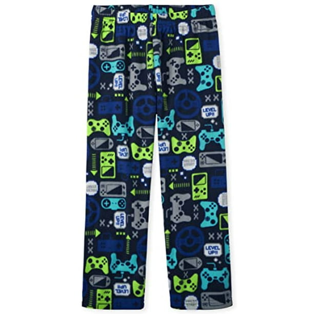 See Pic Boys Fleece Pajama Pants Navy Gamer X Large Other