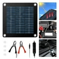 thumbnail image 1 of Portable 12V Solar Trickle Charger for Motorcycle RV and For Car Batteries, 1 of 11