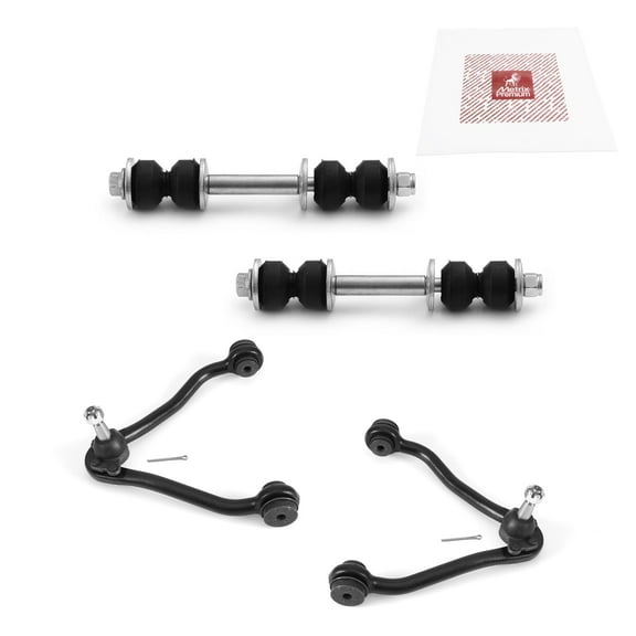 Metrix Premium Chassis Parts - 4 PC Front L/R Upper Control Arm & Front Sway Bar Stabilizer End Link Kit Fits 95-99 Chevrolet C1500 Suburban, 95-99 GMC C1500 Suburban, RK621233, RK621234, K700532