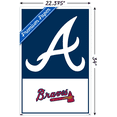 thumbnail image 3 of MLB Atlanta Braves - Logo 22 Wall Poster, 22.375" x 34", 3 of 5