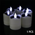 thumbnail image 3 of CAROOTU Waterproof Electric Candle Simulation Flameless Solar Powered LED Candle Light, 3 of 7