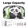 thumbnail image 3 of Panda Waterproof Oxford Cloth Charger Case with Storage Pouch, Cord Organizer, Phone Cable Organizer, and Charger Storage Organizer - 5.9x9.44x3.14 in., 3 of 6