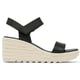 thumbnail image 5 of Sandalia Sorel Cameron Cuña Negra/Blanco Talla 8.5 Mujer, 5 of 7