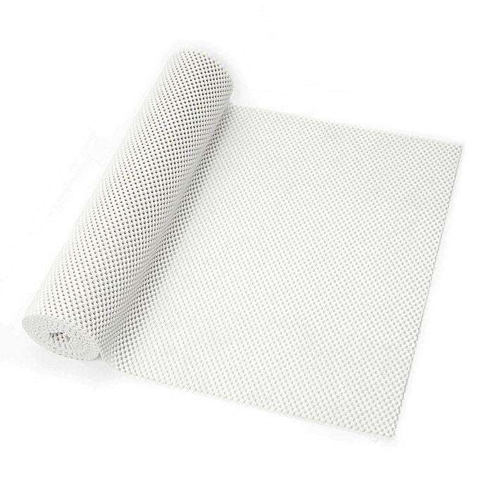 2Roll Non-Adhesive Anti-Slip Shelf Box Drawer Liner Mat Under Rug Grip White 