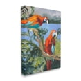 thumbnail image 3 of Stupell Industries Parrots at Bay Painting Animals & Insects Painting Gallery Wrapped Canvas Print Wall Art, 24 x 30, 3 of 7