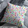 thumbnail image 2 of Castle Fairy Monogrammed Letter Fabric by the Yard 1 Yard,Personalized Initial Home Decor Fabric by the Yard,Colorful Alphabet Room Decor Fabric by the Yard,Microfiber Teenager Bedroom Decor, 2 of 6
