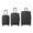 Black, variant on Avobird 3-Piece 20''24''28'' Hardshell Luggage Sets for Business, Trip, Lightweight Suitcase with Rolling Wheels TSA Lock & Moulded Corner, Yellow