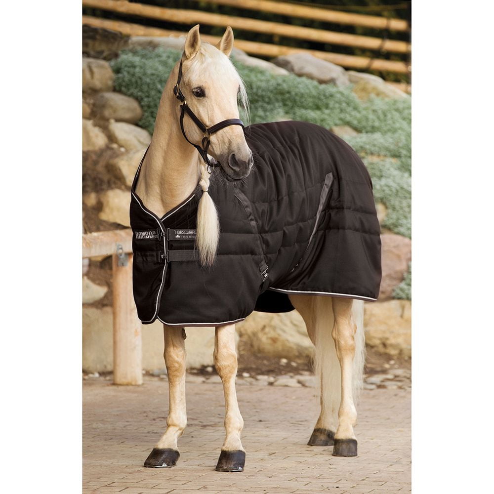 Horseware Ireland ABAAAGBBW0 Rambo Stable Blanket 200g Navy/White 81