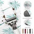 thumbnail image 5 of 5'x7' Area Rugs, Teal Geeen Palm Trees Indoor Outdoor Area Rug for Living Room Bedroom, Tropical Summer Beach Botanical Washable Bathroom Rugs Kitchen Floor Carpet Mats Home Decor Aesthetic, 5 of 8