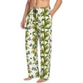 thumbnail image 6 of Sikiie Corn And Butterflies Mens Pajama Pants Sleep & Lounge Pants, PJ Bottoms With elastic waistb and Pockets Large, 6 of 6