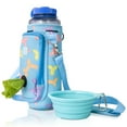 thumbnail image 1 of Made Easy Kit Water Bottle Carrier with Pocket for Dog Poop Waste Bags and Adjustable Padded Shoulder Strap, 1 of 1