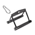 thumbnail image 1 of Almencla Double D Handle Anti Slip Grip Cable Machine Accessories for Muscle Building Black, 1 of 8