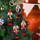 thumbnail image 5 of Cascanueces de madera, juego de decoración navideña de 6, figura clásica de soldado navideño de cascanueces, 5 of 5