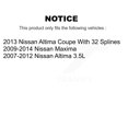 thumbnail image 2 of Transit Auto Front Wheel Bearing and Tie Rod End Kit for Car Nissan Altima Maxima - Left Right Side (Driver Passenger) K77-100202, 2 of 11