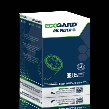 ECOGARD S10185 Spin-On Engine Oil Filter for Synthetic Oil - Premium Replacement Fits VOLKSWAGEN JETTA 1.4L 2016-2021