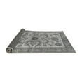 thumbnail image 2 of Ahgly Company Indoor Round Abstract Gray Modern Area Rugs, 6' Round, 2 of 4