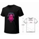 thumbnail image 3 of Cute cartoon doll T-shirt Black and pink T-shirt Unisex tees Vintage shirt, 3 of 5
