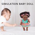 thumbnail image 1 of Muñeca de bebé Reborn de vinilo con pelo rizado para recién Tmvgtek nacidos juguete suave realista para niños juego de casa, 1 of 9