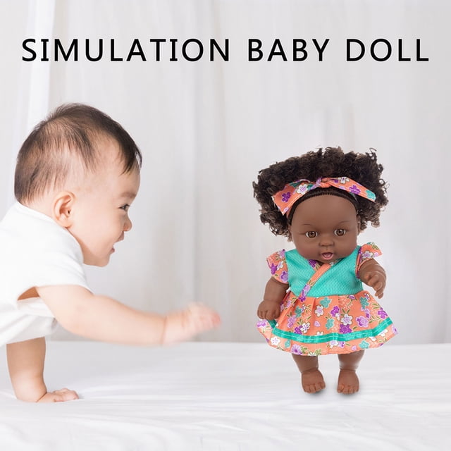 Muñeca de bebé Reborn de vinilo con pelo rizado para recién Tmvgtek nacidos juguete suave realista para niños juego de casa