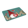thumbnail image 2 of Balery Love Gnomes Doormat, Durable Flannel Fabric, Waterproof Stain and Fade Resistant, Low Profile,Indoor Outdoor Door Mats, Easy Clean Patio Entrance Mat, 16x24in, 2 of 9