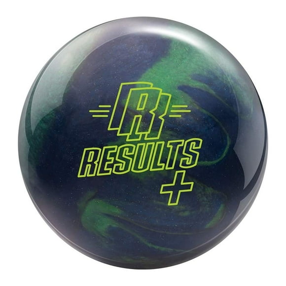 Radical Bowling Products Results Plus Bowling Ball - Emerald Green/Midnight Blue 15lbs