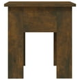 thumbnail image 3 of vidaXL Coffee Table Smoked Oak 40x40x42 cm Engineered Wood, 3 of 4