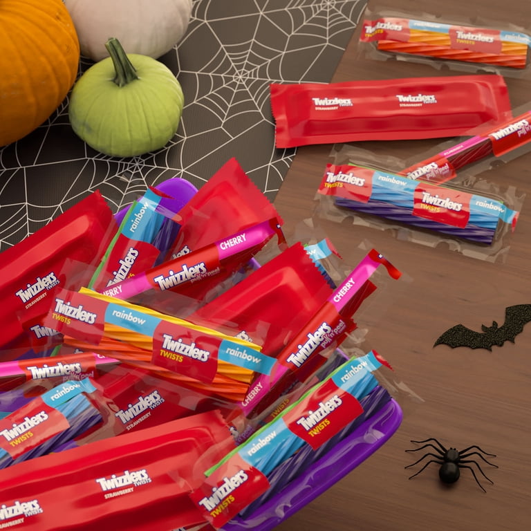 Twizzlers, Assorted Fruit Flavored Chewy Candy, Bag 25.3 oz, 60