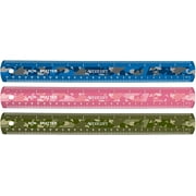 Westcott 12" Camo Shatterproof Rulers Assorted Colors