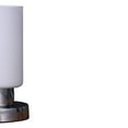 thumbnail image 2 of Cylindrical Glass Shade Table Lamp with Touch Switch, White, 2 of 5