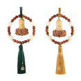 thumbnail image 1 of yuksok 2 Car Rear Views Mirror Pendants Green Tassel and Yellow Tassel, 1 of 9