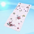 thumbnail image 2 of 10 Pcs Mouchoirs pour Femmes en Coton Absorbant la Sueur, Imprimés, Mouchoirs Carrés, Serviette à Main (Blanc), 2 of 7