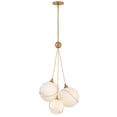 thumbnail image 4 of 3 Light Pendant In Modern-Bohemian Style 18.25 Inches Wide By 36.5 Inches High-Black Finish Hinkley Lighting 30304Blk-Wh, 4 of 7
