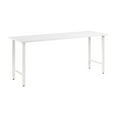 thumbnail image 1 of Pemberly Row 72W x 24D Computer Desk with Metal Legs in White - Engineered Wood, 1 of 9