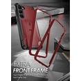 thumbnail image 4 of Poetic Revolution Case for Samsung Galaxy S23 5G 6.2 inch, Heavy Duty Full Body Cover with Kickstand, Maroon Red, 4 of 5