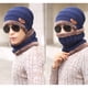 thumbnail image 5 of Gorro de lana con forro polar para mujer, estilo invernal, para exteriores, resistente al viento, con protección para los oídos, cálido, de punto, 5 of 6