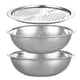thumbnail image 1 of Aparatos de cocina, accesorios, utensilios de cocina, utensilios de cocina. Lavabo multifuncional de acero inoxidable. Nuevo juego de tres piezas: colador, rotador de ensaladas, filtro para lavar arro, 1 of 2